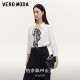 Vero Moda Shirt 24 Fall New Removable Chain Ribbon Cropped Sleeve Shirt Commuter 324331031