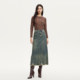 Vero Moda skirt for women 24 autumn new A version rivet breasted wash retro commuter 324337029