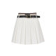 Vero Moda skirt 2025 summer new contrasting color waist-head pleated skirt 325216040