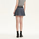 Vero Moda skirt 2025 summer new contrasting color waist-head pleated skirt 325216040