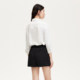 Vero Moda shirt 24 autumn new style centre sleeve detachable flower brooch decorative white shirt 324331033