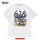 Studi Tsai co -branded God of War God Katoskui printed T -shirt Men's Japanese game around half -cubic sleeve top