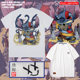 Studi Tsai co -branded God of War God Katoskui printed T -shirt Men's Japanese game around half -cubic sleeve top