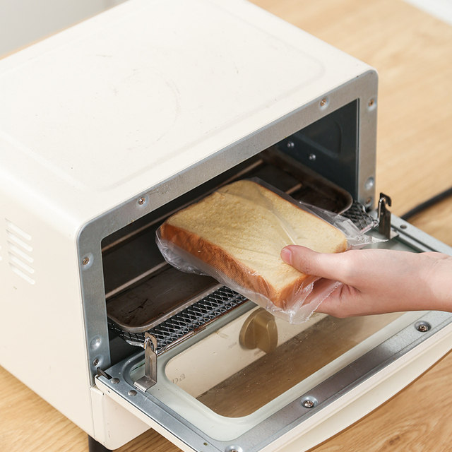 PE fresh-keeping bags Food grade household thickened economical package continuous roll flat-mouth point-break food bag transparent high temperature resistance