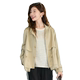umisky beautiful world women's clothing simple and versatile collar work clothes windbreaker jacket VK3R1262