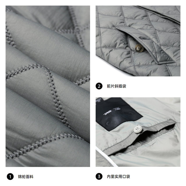 Seven Wolves mid-length windbreaker jacket for men 2025 new autumn and ...