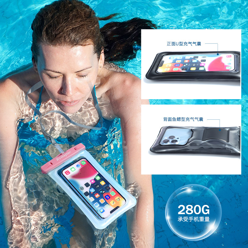 Pool Phone Cover Waterproof Touch Screen Bag - Mobile Phone Cover for Swimming and Diving