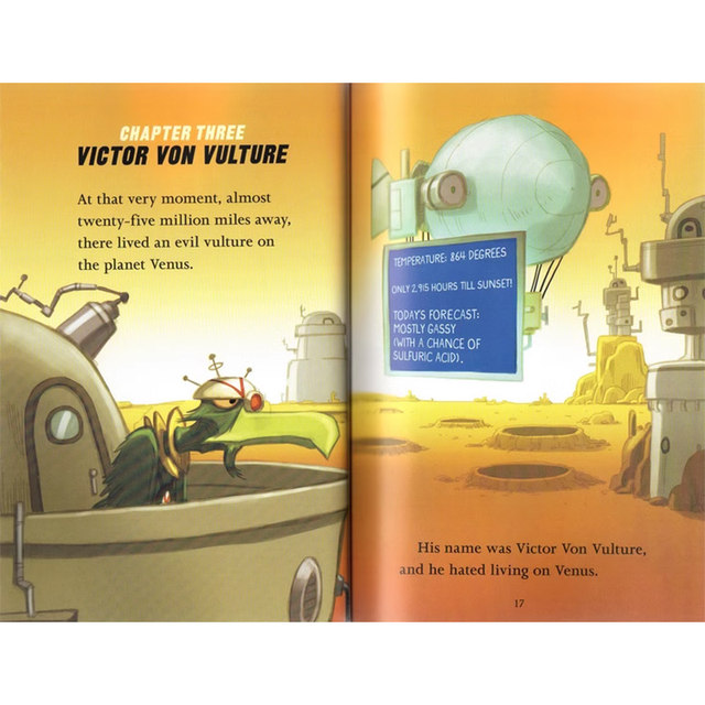 English Original Ricky Ricotta's Mighty Robot Mighty Robot 9 Volumes of Underwear Superman Captain Dav PilKey Full Color Children's Bridge Novel Book Primary School English Reading