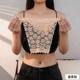 Large size 200 Jin [Jin equals 0.5 kg] Fat mm anti-exposure artifact One-piece strapless breast inner top lace chest wrapping chest gear cover breast cloth