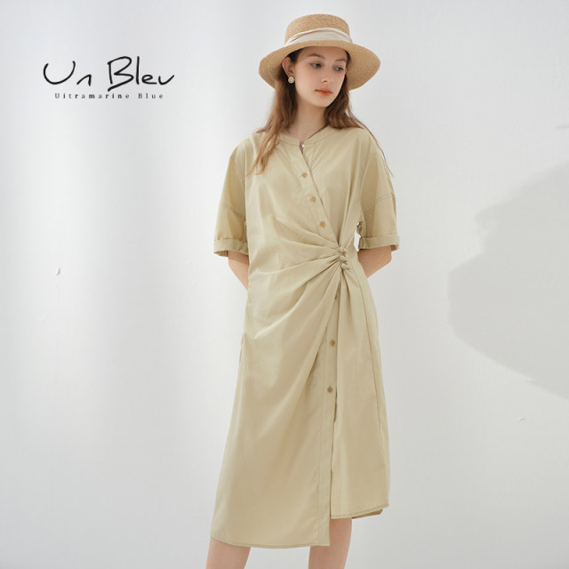 UnBleu national style dress for women in summer new Chinese style new Chinese style women's design skirt