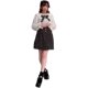 2022 spring Japanese Japanese sweet model big buttons half -body skirt women
