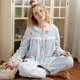 
Pajamas Spring and Autumn Pure Cotton Postpartum Maternity Pajamas Long Sleeve Winter Clothes Pregnancy and Confinement Clothes Set