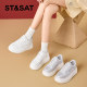 Saturday thick-soled white shoes 2025 new women's Korean style versatile and fashionable casual sports shoes comfortable and fashionable