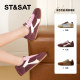 Saturday's hot retro 2025 spring new versatile flat sole comfortable casual shoes women's shoes