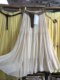 Retro casual vacation style cotton and linen skirt with pockets A-line skirt mother dance skirt mid-length skirt with belt