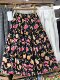Pastoral style small floral skirt literary and artistic style sweet age-reducing outfit pocket loose slim print midi skirt