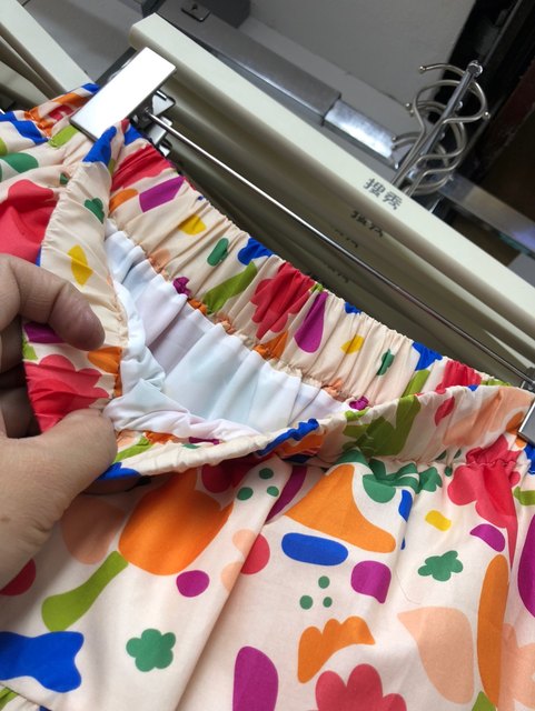 Holiday atmosphere colorful floral skirt women's summer sweet printed pleated skirt A-line mid-length skirt umbrella skirt