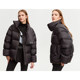 Amii Minimalist White Duck Down Down Jacket for Women 2025 Winter New Soft Warm Jacket Scarf Collar Embroidered Jacket