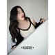 Wide color navy blue sporty slim suspender vest for women 2025 spring and summer new apricot v-neck short top
