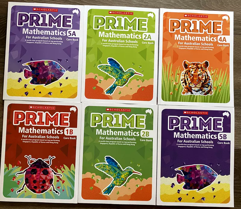 學樂出版兒童小學數學教材課本原版英文prime mathematics 玩具