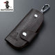 Car key bag male universal leather simplicity large capacity key buckle waist hanging cowhide multi -function men's practical tide
