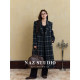 NAZ's large size autumn and winter new plus velvet super elastic high-waisted flared pants fat mm black high-waisted slim casual pants
