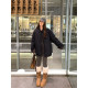 NAZ's large size winter new style design plaid slim cotton coat for fat mm reversible shirt and cotton-padded jacket