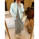 NAZ large size natural pattern grass ramie spring embroidery lazy style jacket fat mm casual slim short jacket
