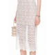 Coconi COCOON24 new white hollow fishing date skirt long skirt lace temperament dress dress women