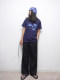 Circ Store x YAN CONG Artist Cooperation Blue Car T-shirt Handmade Silk Screen Printing