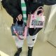 Purchasing agent for MAKOMAKI in Dongdaemun, South Korea, spring new versatile and super cute houndstooth super fairy bag