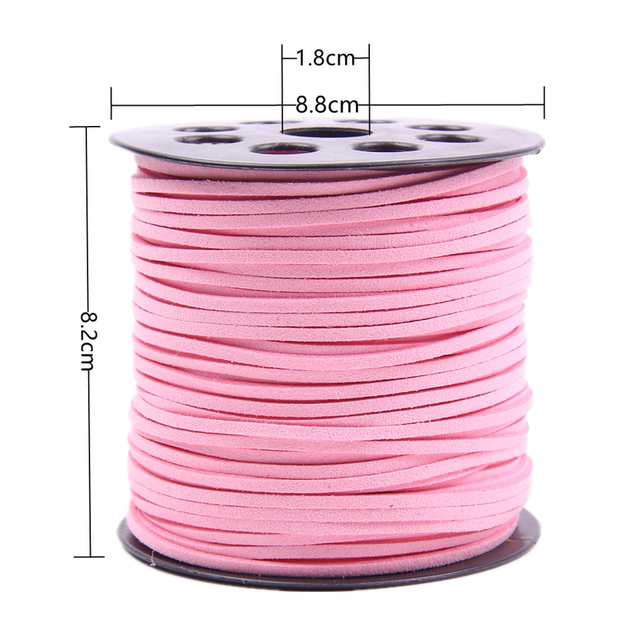 diy jewelry accessories wire material Korean velvet imitation cowhide rope deerskin braided bracelet necklace rope rolled