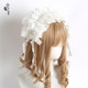 Give back a slight flaw lolita French elegance to generate color hair band lo mother sweet soft girl hair jewelry lace headdress

