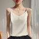 Really silk suspender vest female with white beautiful back -to -back, satin, summer small suit mulberry silk bottoming shirt