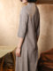 Gao luxury and elegant! Fa cabinet Gao Ding Mei Nuo Wool wool woolen wool, semi -high -necked seven -sleeved straight -sleeve big hostess dresses