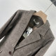 2024 autumn and winter retro British plaid 41% wool nickname slim suit jacket