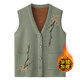 Elderly women's vest, spring and autumn velvet grandma sweater, mother's cardigan, autumn and winter coat, old lady and elderly clothes