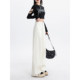 Loose wide-leg pants slim and drooping jeans white denim floor trousers 8912
