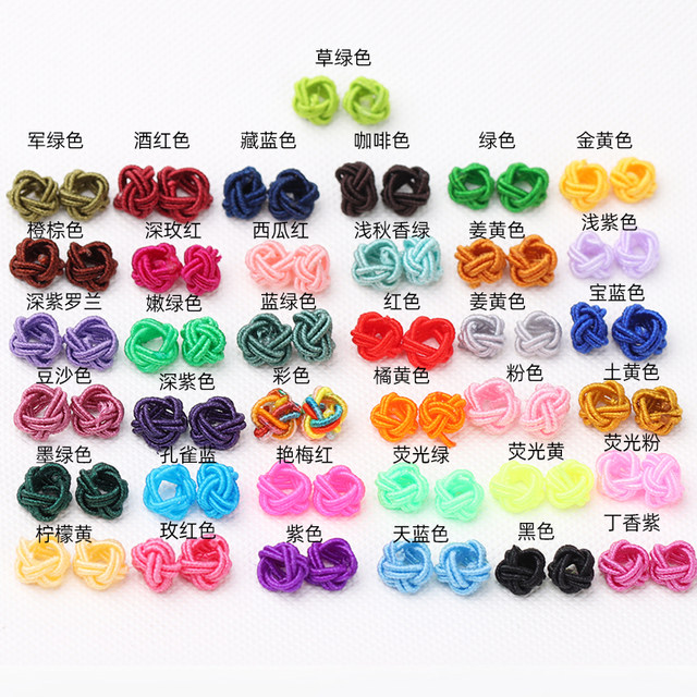 Color pineapple buckle hand -woven hand rope necklace hanging rope accessories DIY hanging jewelry jewelry material coil

