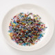 50g mixed color DIY glass rice beads tube beads hand-beaded loose bead braided bracelet ring embroidery material