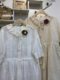 Japanese and Korean forest heavy industry embroidery crochet small lapel tassel waist short-sleeved dress princess style fairy long skirt summer