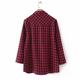 Middle -aged and elderly women's clothing spring and autumn clothing new grid long -sleeved bottoming shirt Middle -aged mothers wear pure cotton cardigan foreign shirts