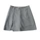 
Spring 2022 A-shaped side zipper short skirt commuting high waist hip slim solid color skirt