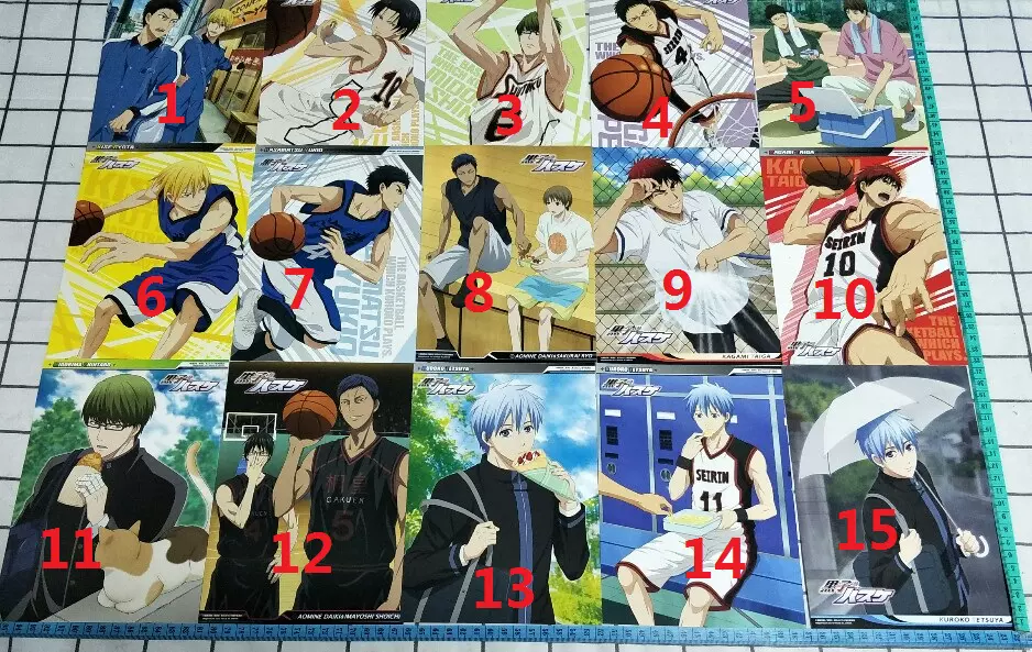 日版黑子的篮球相卡哲也火神青峰黄濑高尾绿间 日版黑子的篮球相卡哲也火神青峰黄濑高尾绿间