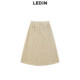 Lecho insert split umbrella skirt for winter new denim skirt C2HFE4221