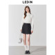 Lecho Girl Lace Stand Collar Shirt 2025 Spring New Lace Bow Pulled Design Top