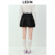 Lecheng denim pleated short skirt summer new wasteland style flower bud skirt heavy industry washing Y2K short skirt
