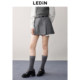 Lecho vintage spliced ​​skirt pants spring and autumn new style grey shorts casual versatile Korean ballet skirt pants women's pants