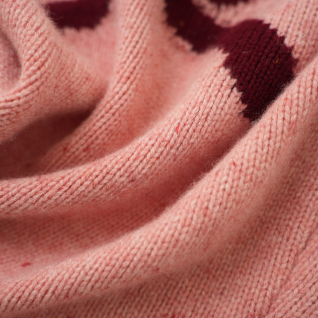 Double-strand 26-stick yarn women's full wool sweater round-neck idea knitted bow top winter women's clothing