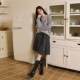 Three Quarters 24 Autumn and Winter A-line wool high waist pleated skirt Yintai Department Store boutique 301355